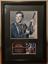 Rare John Wayne  Signed