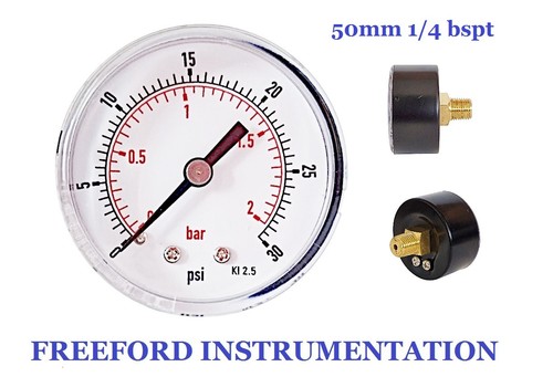 Pressure gauge 50mm dial 4 - gauge,