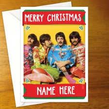 Beatles personalised christmas - beatles,