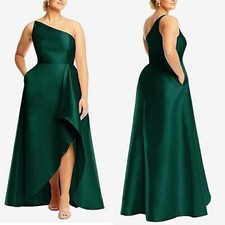 Alfred Sung Green Evening Gown