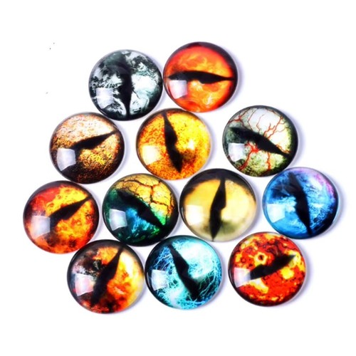 Dragon devil eyes - flat, back