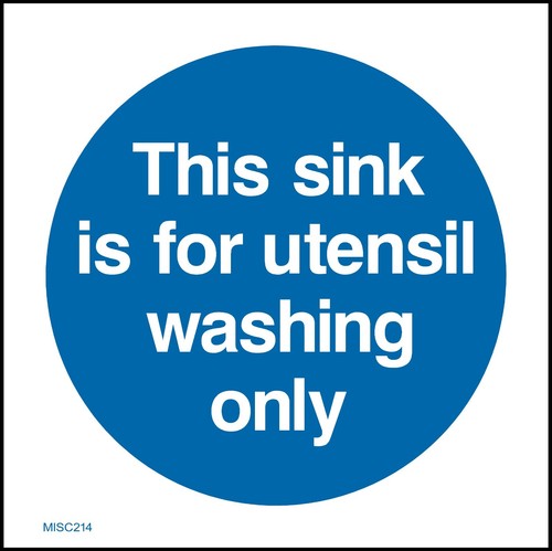 This sink for utensil washing