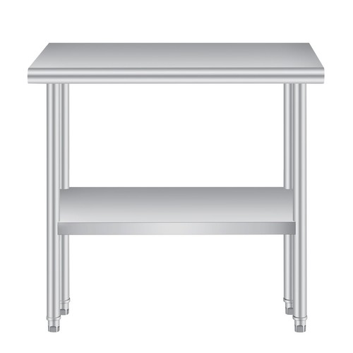 Stainless steel table with - stainless,