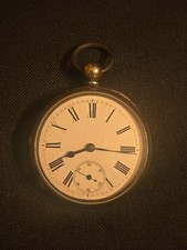 Antique Men's Pocket Watch With Key Wind Up