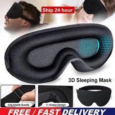 Sleeping 3D Eye Mask Blocking Light Breathable Soft Padded Mask Cover Eyepatch++
