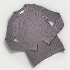 Men’s Frederik Anderson Copenhagen cotton brown knit Jumper pullover size M