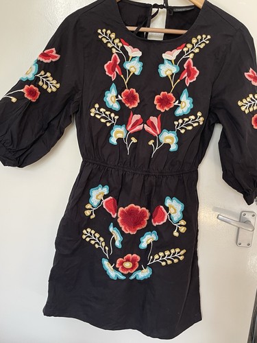 Topshop cotton embroidered - cotton,