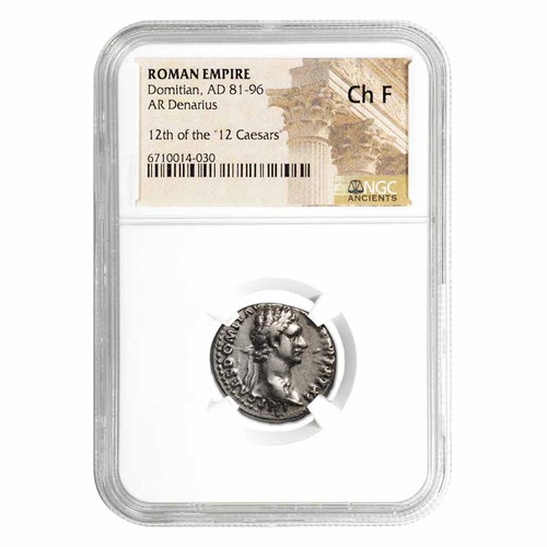 Roman empire denarius - denarius, domitian