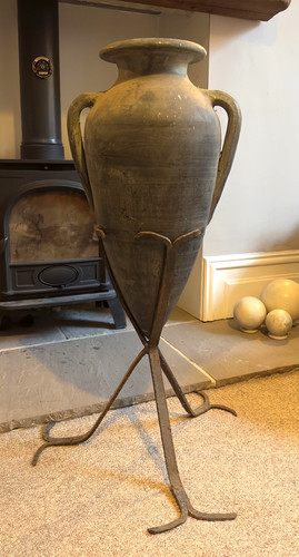 Large terracotta amphora - amphora, urn
