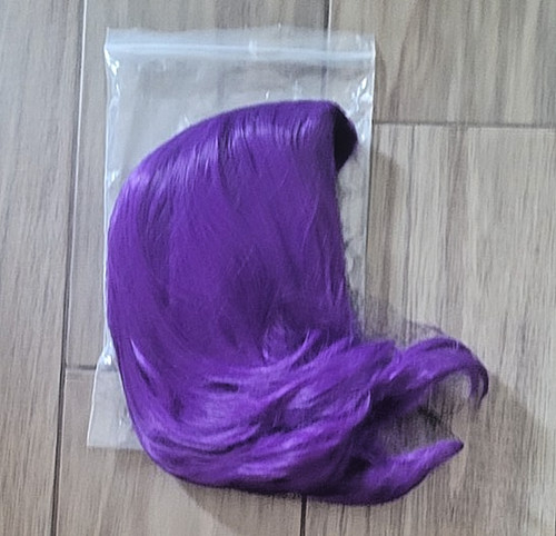Purple wig cosplay costum bob - purple,