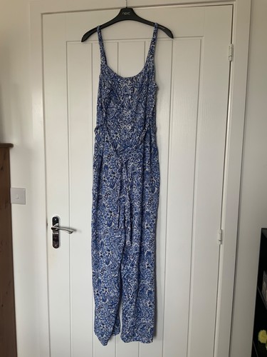 Next blue paisley jumpsuit - paisley,
