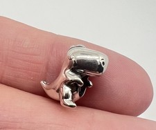 Cute Shiny Dinosaur Charm for bracelet s925 925 Sterling Silver 