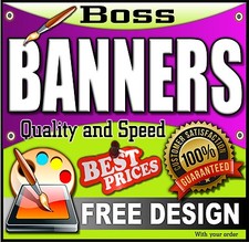 VINYL BANNER SIGN POSTER  / SIGNS FOR OUTDOOR USE Banners / signs / craft fair