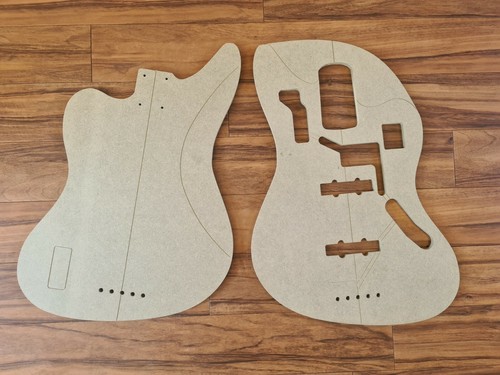 Jaguar bass body - , routing