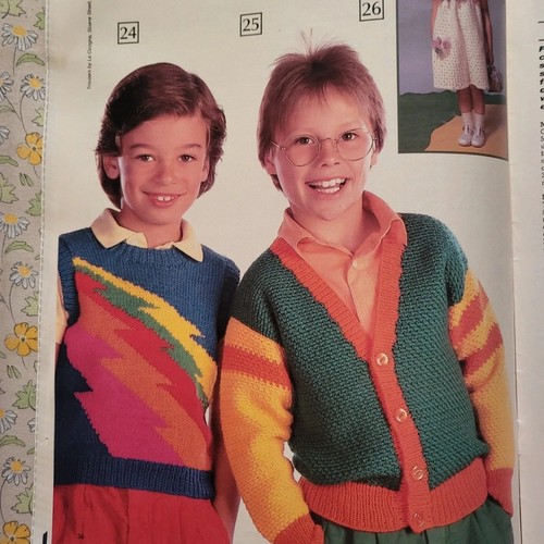 1987 kniting crochet book - 1987, &