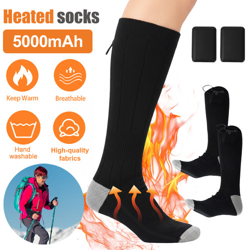 Winter heated socks - heated, &