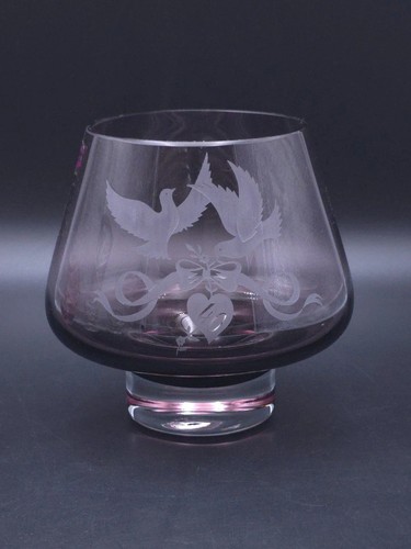 Caithness crystal glass - caithness, purple