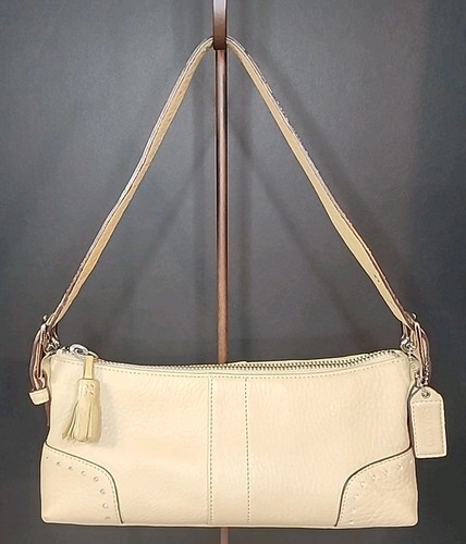 Coach hamilton cream pebbled - hamilton,