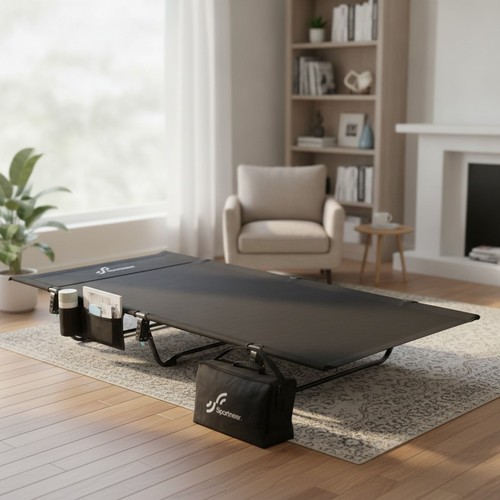 Camping bed folding ultra - bed, wide