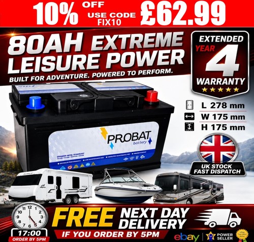 Leisure battery 80ah 90 - 80ah,