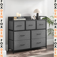 Black Large Chest of Drawers 7