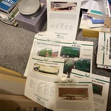 AW Trailers Job Lot of  6 Brochures. 3-15 Ton Loaders, Silage/ Livestock Etc