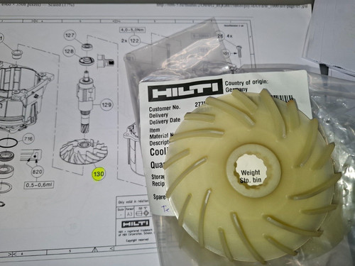 Rotor ventilator hilti - rotor,