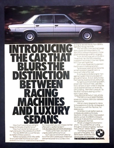 1985 bmw 535i luxury sports - 535i,