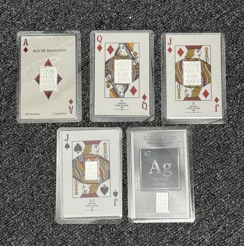 Silver bullion card - card, bundle