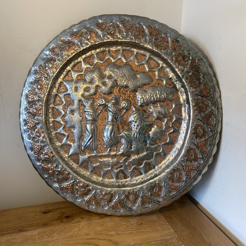 Antique silver plated copper
