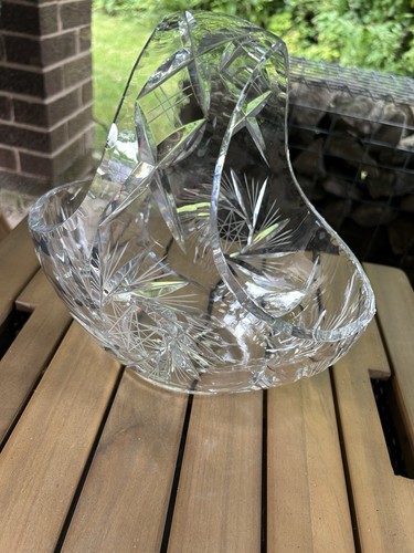 Vintage lead crystal cut glass - crystal,