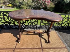 Victorian Burr Walnut Kidney