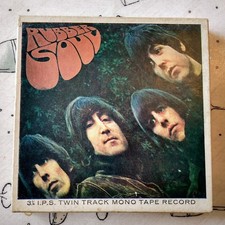 The Beatles Rubber Soul Mono Reel to Reel Audio Music Tape 3¾ IPS 1965