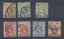 Hong Kong Stamps 1907-1911 SG91/5;92a;97 used CV £74.85