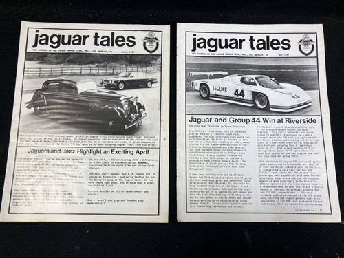 1987 jaguar tales journal - jaguar, journal,