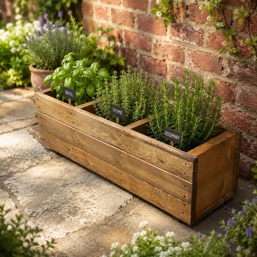 Garden herb trough - garden, with