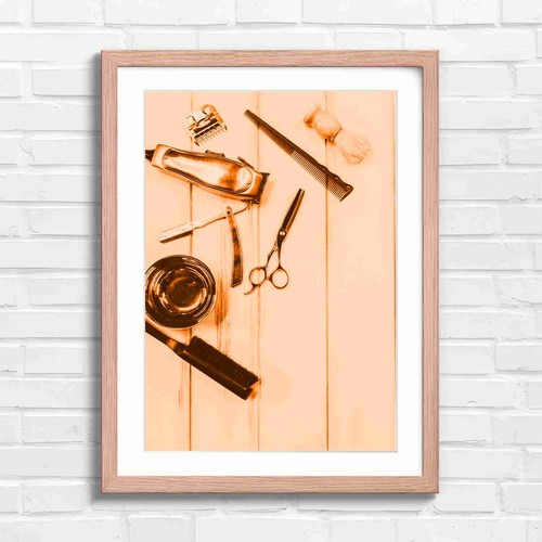 Barber tools vintage shaving - barber,