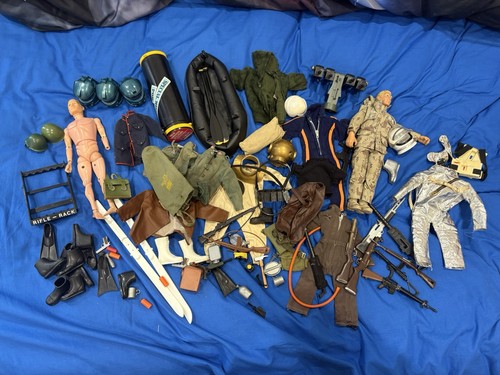 Vintage action man - man, figures