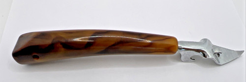 Vtg amber bakelite marbled - amber,