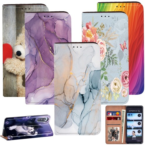 Phone leather stand wallet - leather,