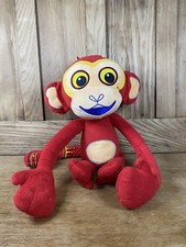 Tinga Tinga Tales Red Monkey Talking Toy Working 13" Bandai See Description
