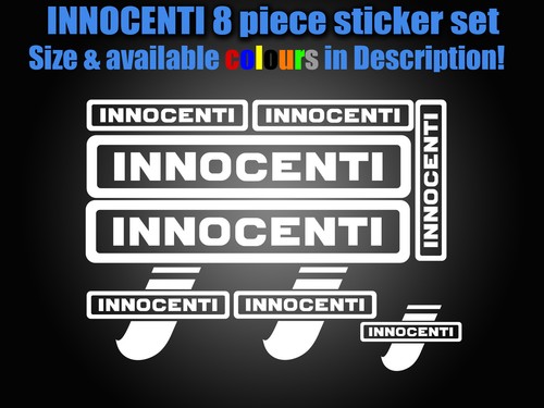 Innocenti piece decals - 8,