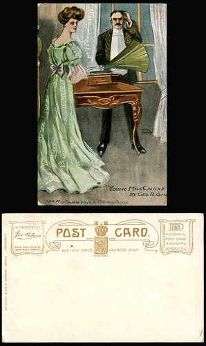 Phonograph gramophone young - gramophone,