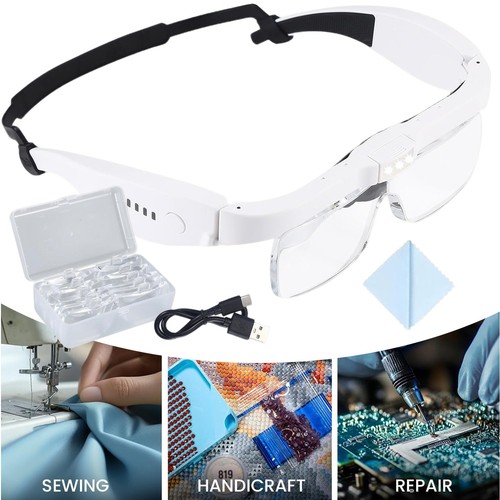Magnifying glasses with light - glasses,