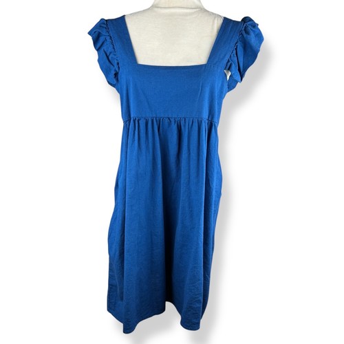 Y2k linen blend babydoll dress - blend,