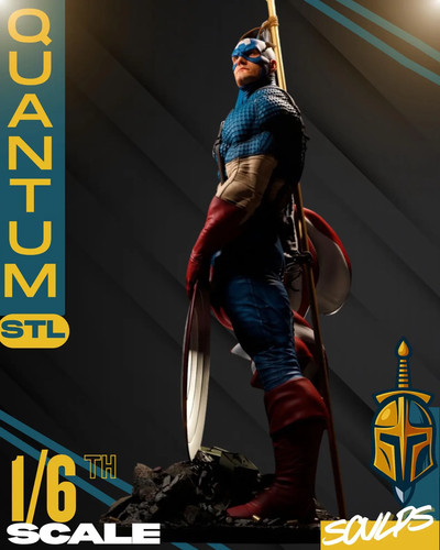 Captain america flag sculpture - america,