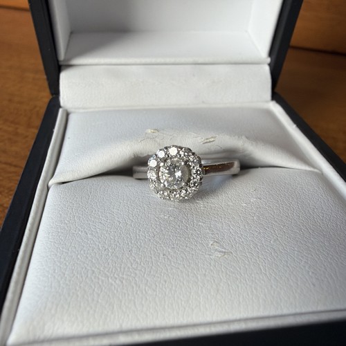 950 platinum 60ct diamond - 0.60ct,