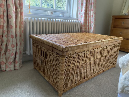 Large basket ottoman - large, by