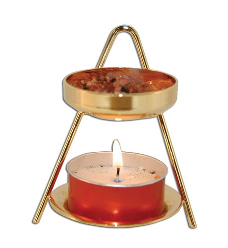 Calandrini small brass incense - brass,