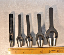 5 x PRIORY Vintage Leather Wad